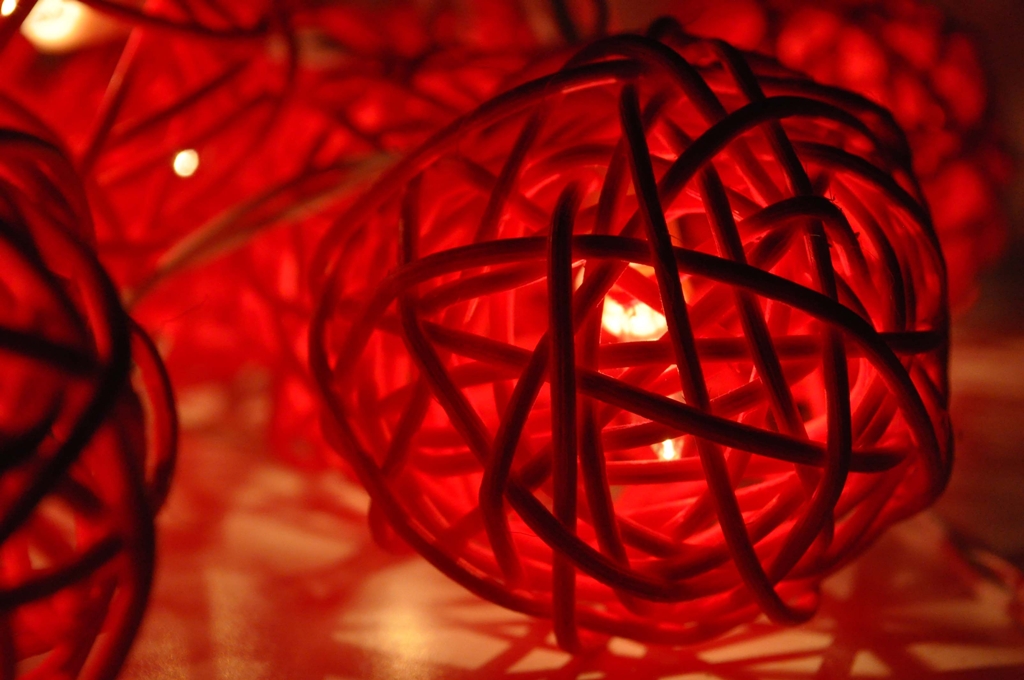 red rattan ball led fairy lights party xmas decoration.jpg